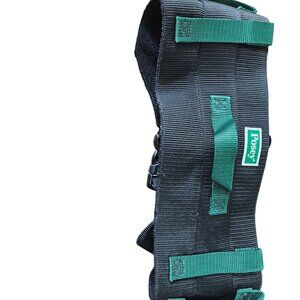 Posey Transfer Gait Belt With Quick-Release Buckle - Black & Green